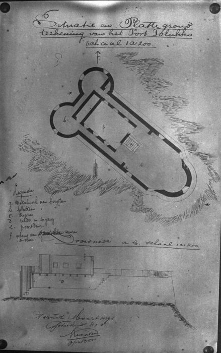 The blueprint for Fort Tolukko, which is shaped like a phallus. Literally. 