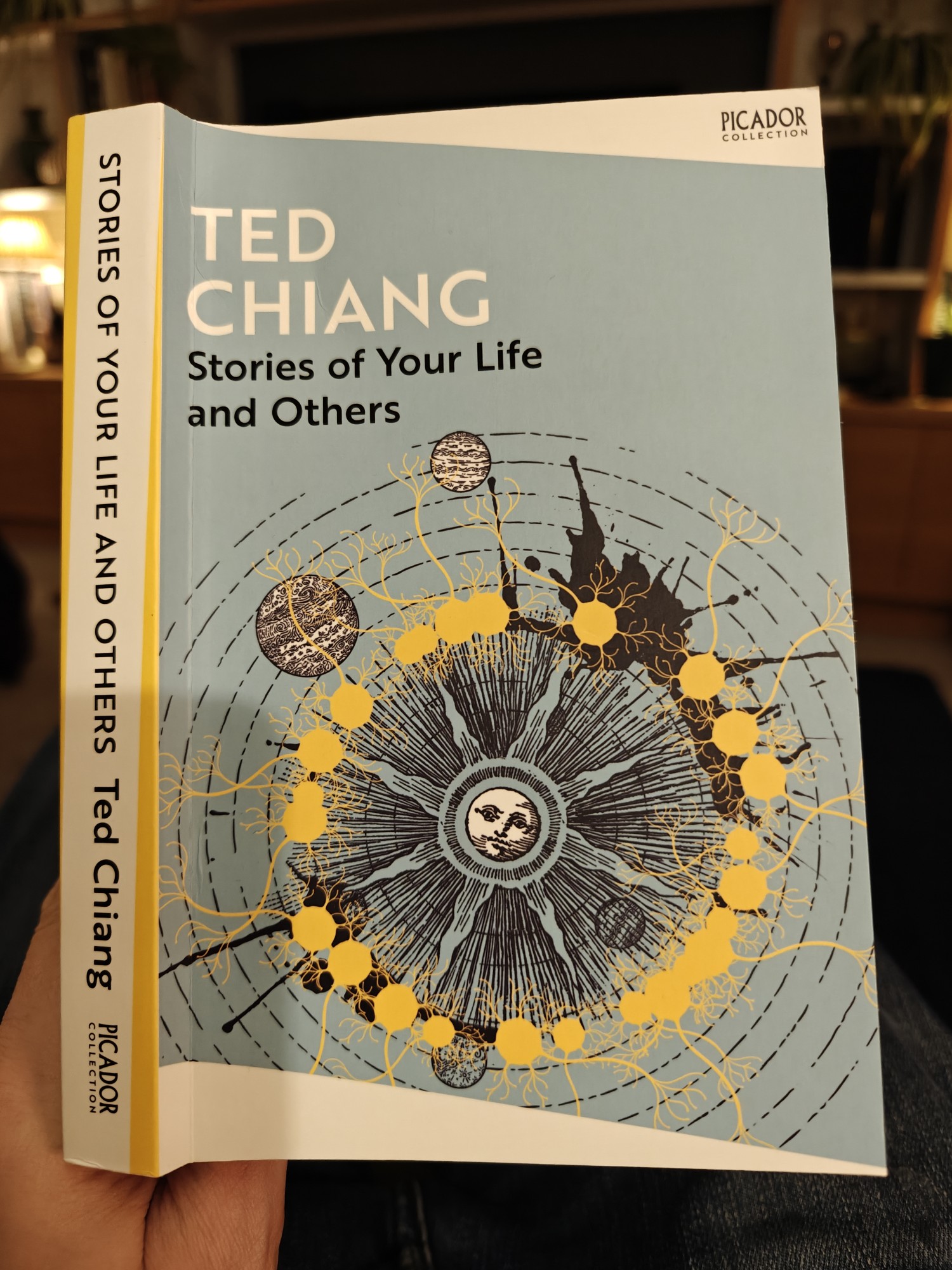 The cover of Ted Chiang's Story of Your Life and Others. 