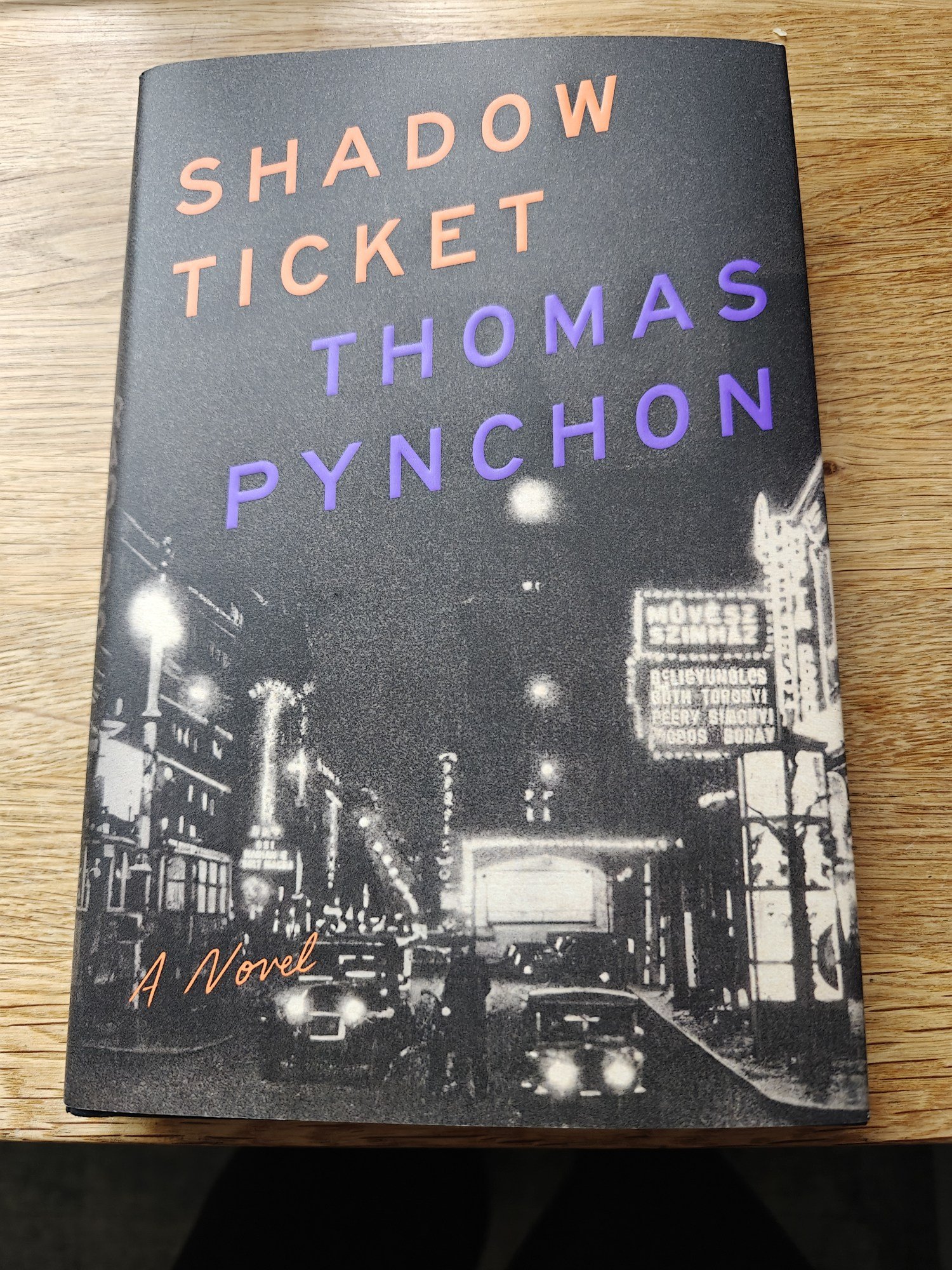 The cover of Thomas Pynchon's novel Shadow Ticket