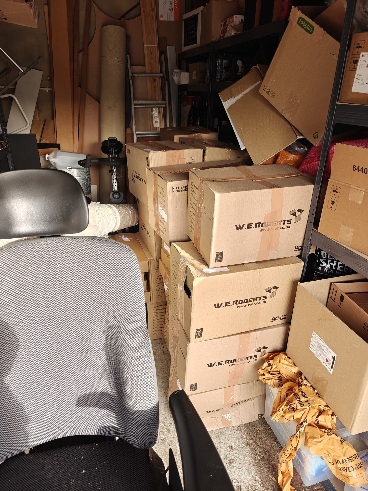 Pile of boxes 