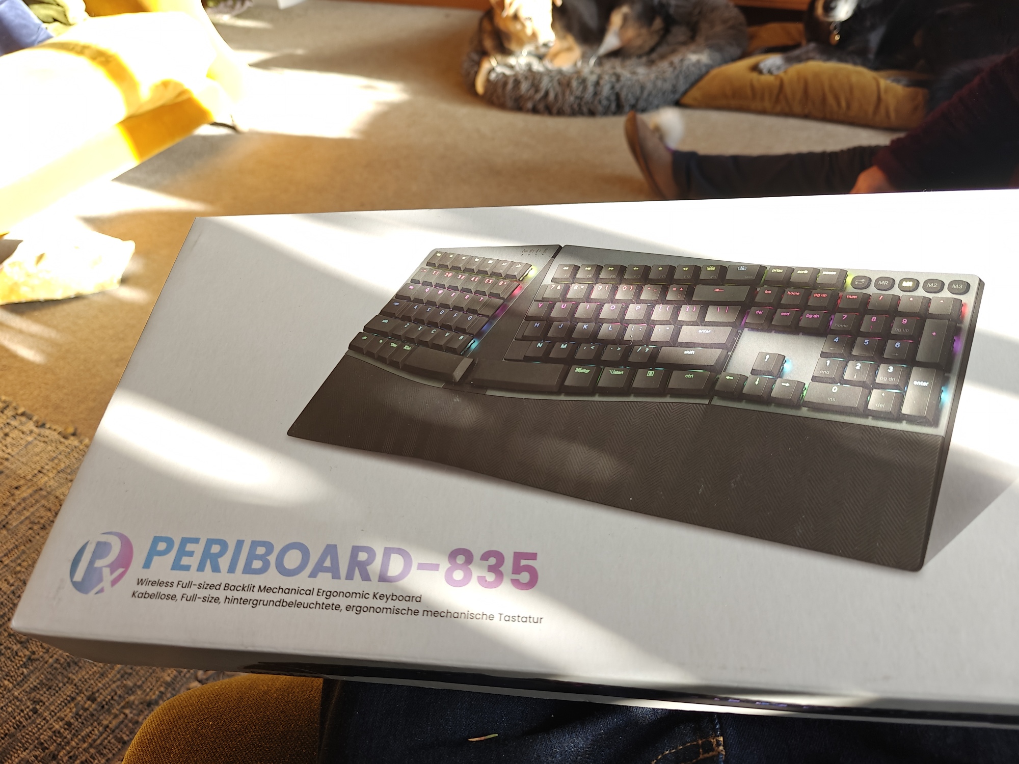 The PERIBOARD-835 in its box 