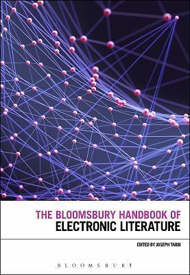 The cover to the Bloomsbury Handbook of Electronic Literature, showing an abstract depiction of a network