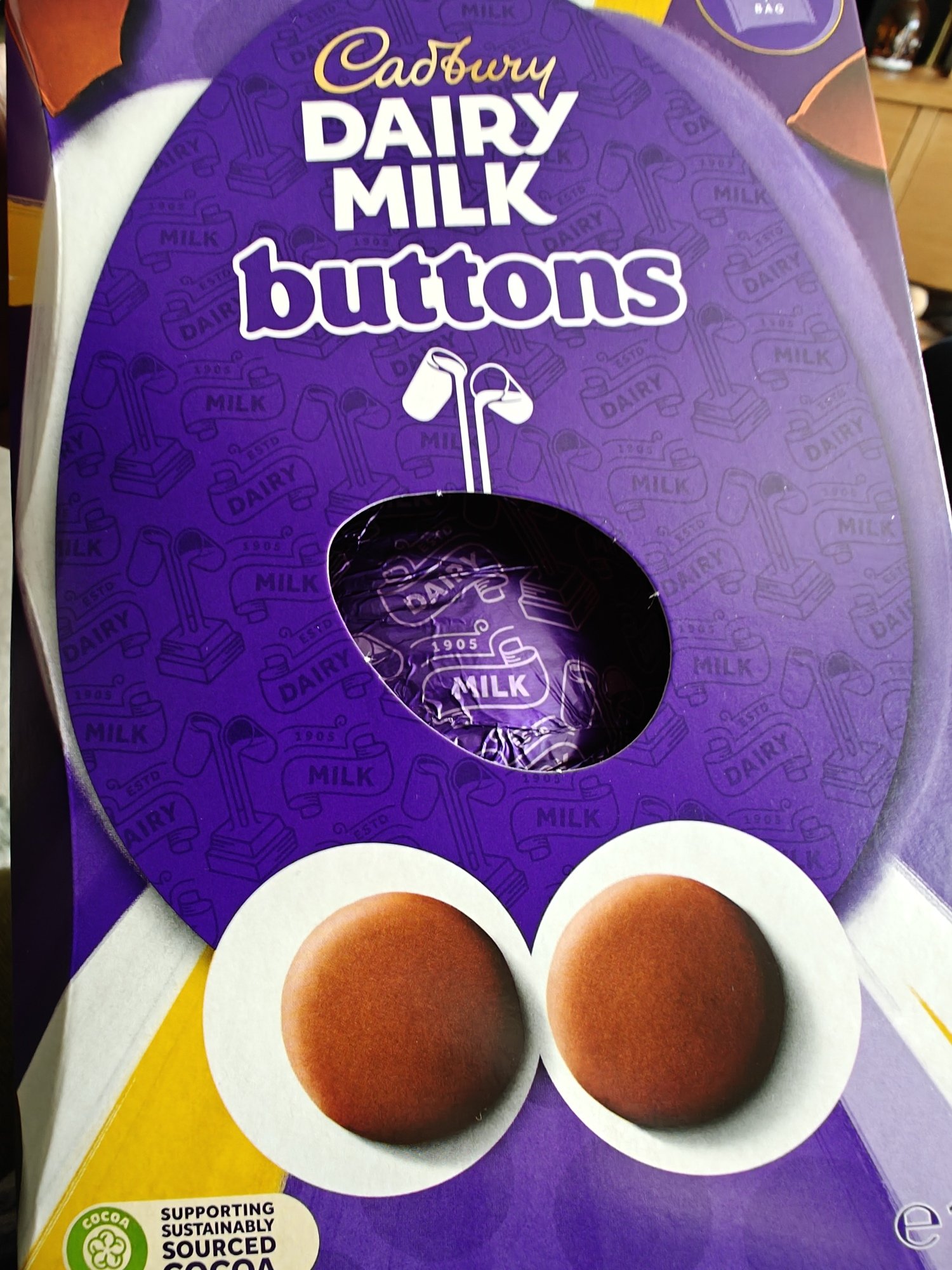A Cadbury Dairy Milk Easter egg