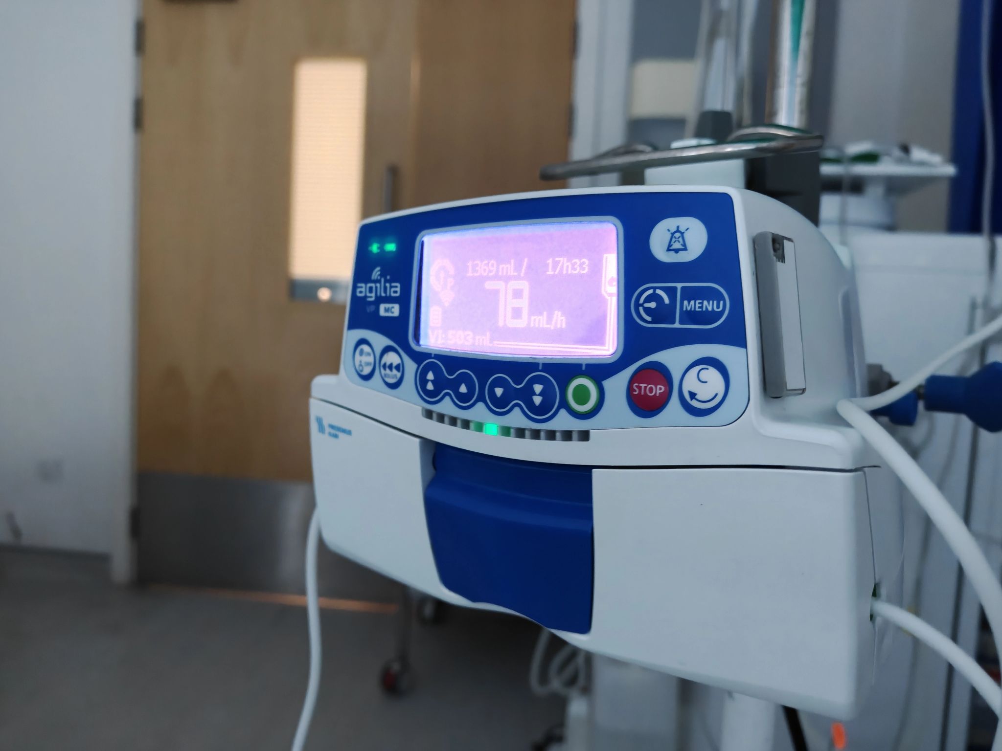 A Fresenius Agilia IV medical pump